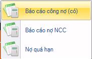 Báo cáo công nợ có