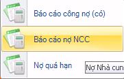 Báo cáo công nợ nhà cung cấp