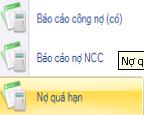 hướng dẫn xem báo cáo nợ quá hạn