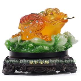 CÓC NGỒI LÁ SEN (NHỎ)